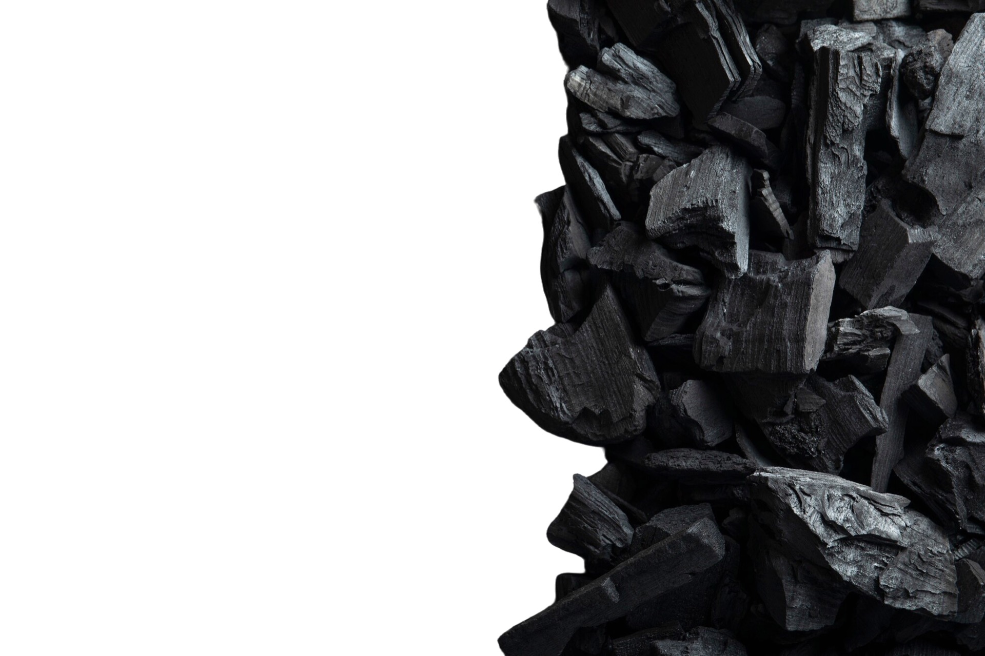 Charcoal and ash detail
